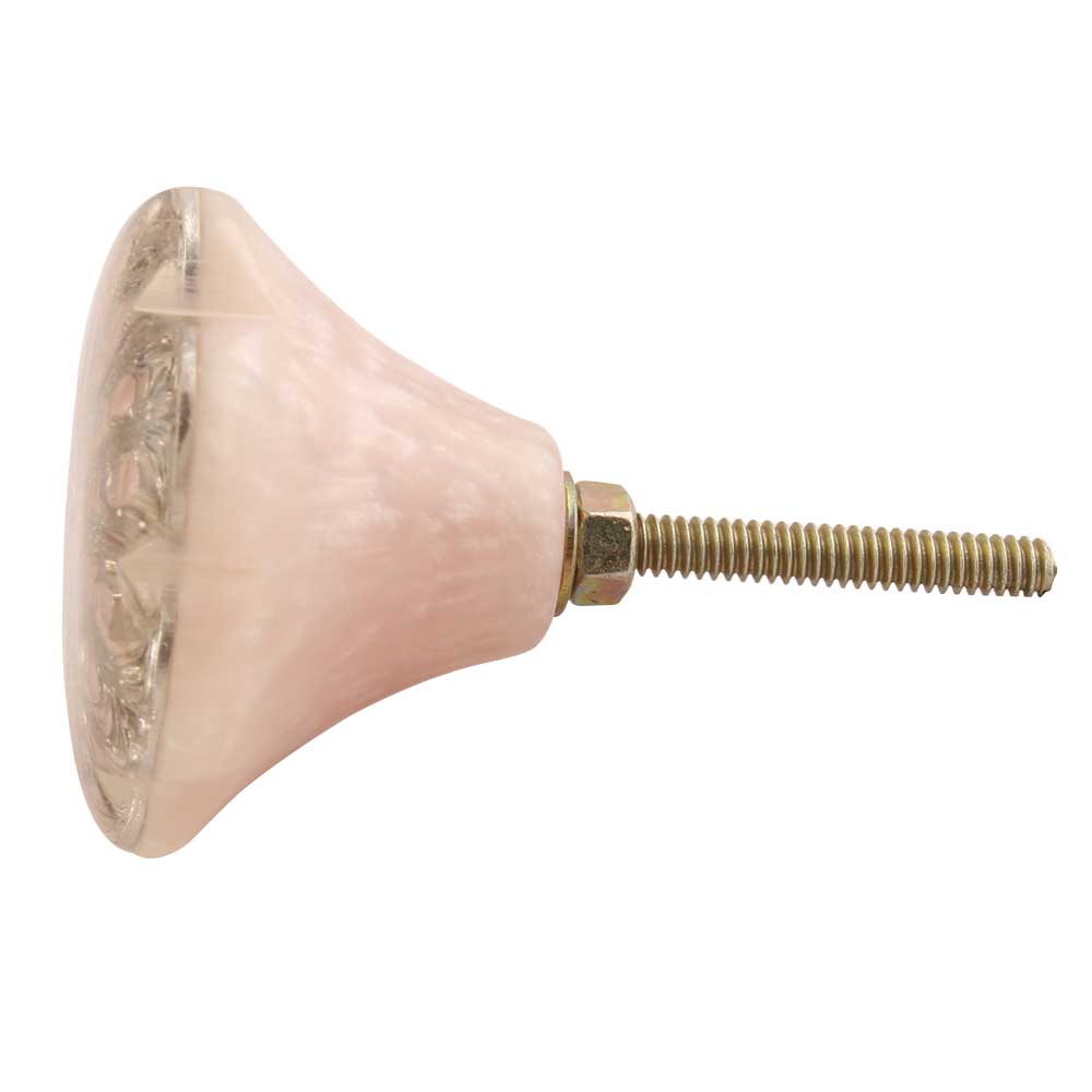 Baby Pink Flower Resin Drawer Knob Online